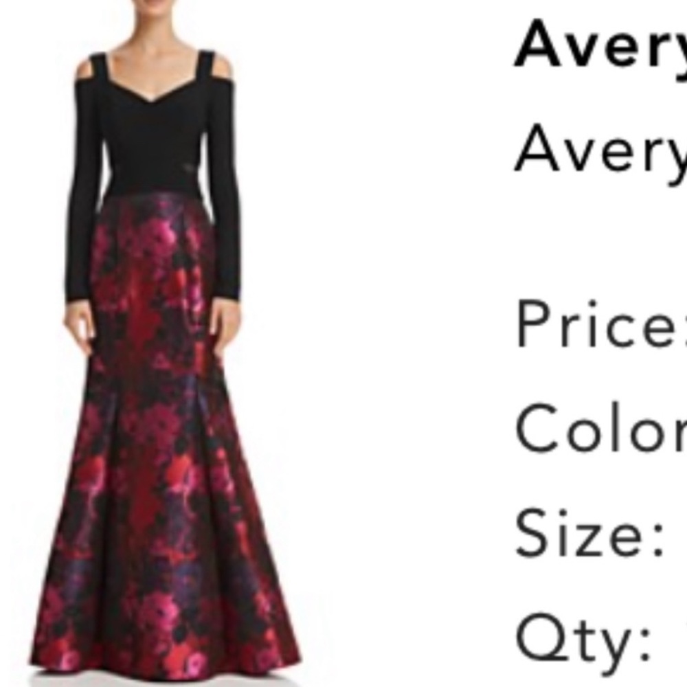 Avery G Gown brands like BHLDN black tie formal